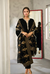 DD-0875 BLACK VELVET SHAWL